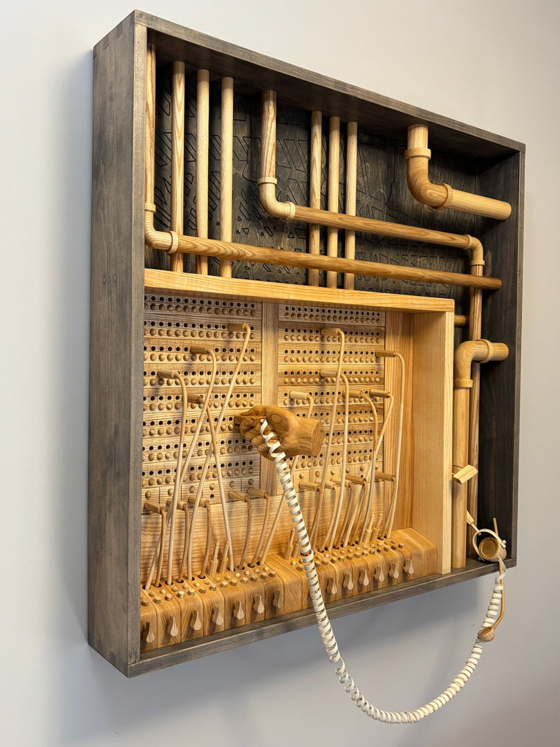 Wood sculpture: Ash  Maple  Holly