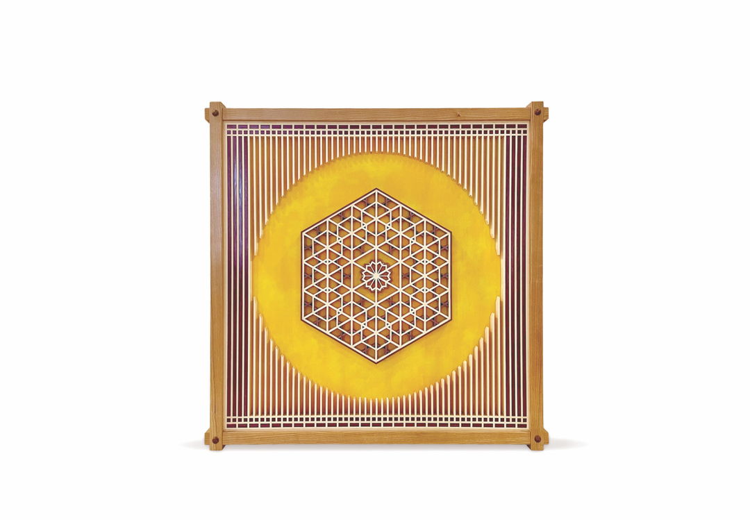 Alaskan Yellow Cedar  Purpleheart on Cloth