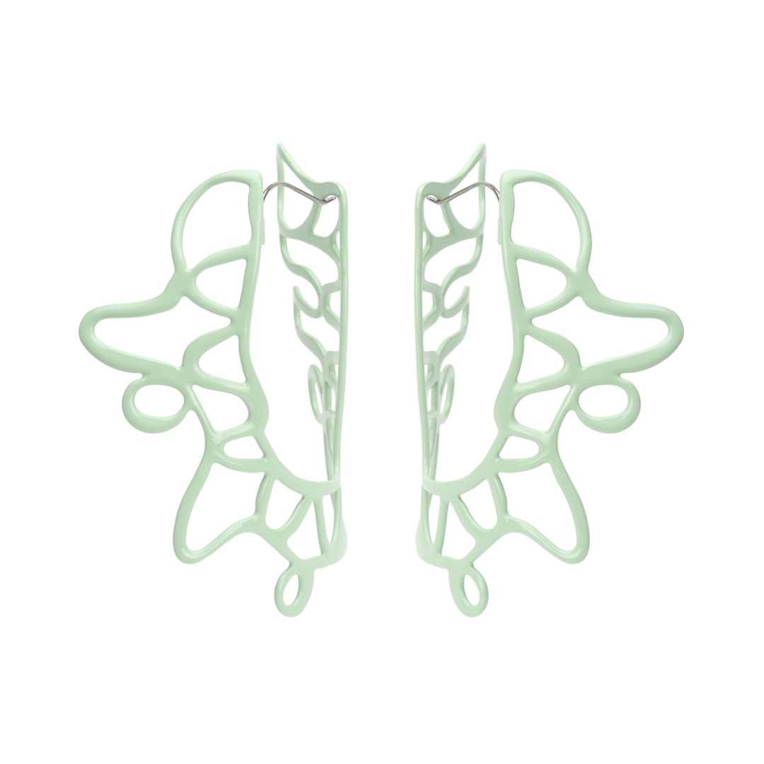 handout and formed brass  powder coat  surgical steel