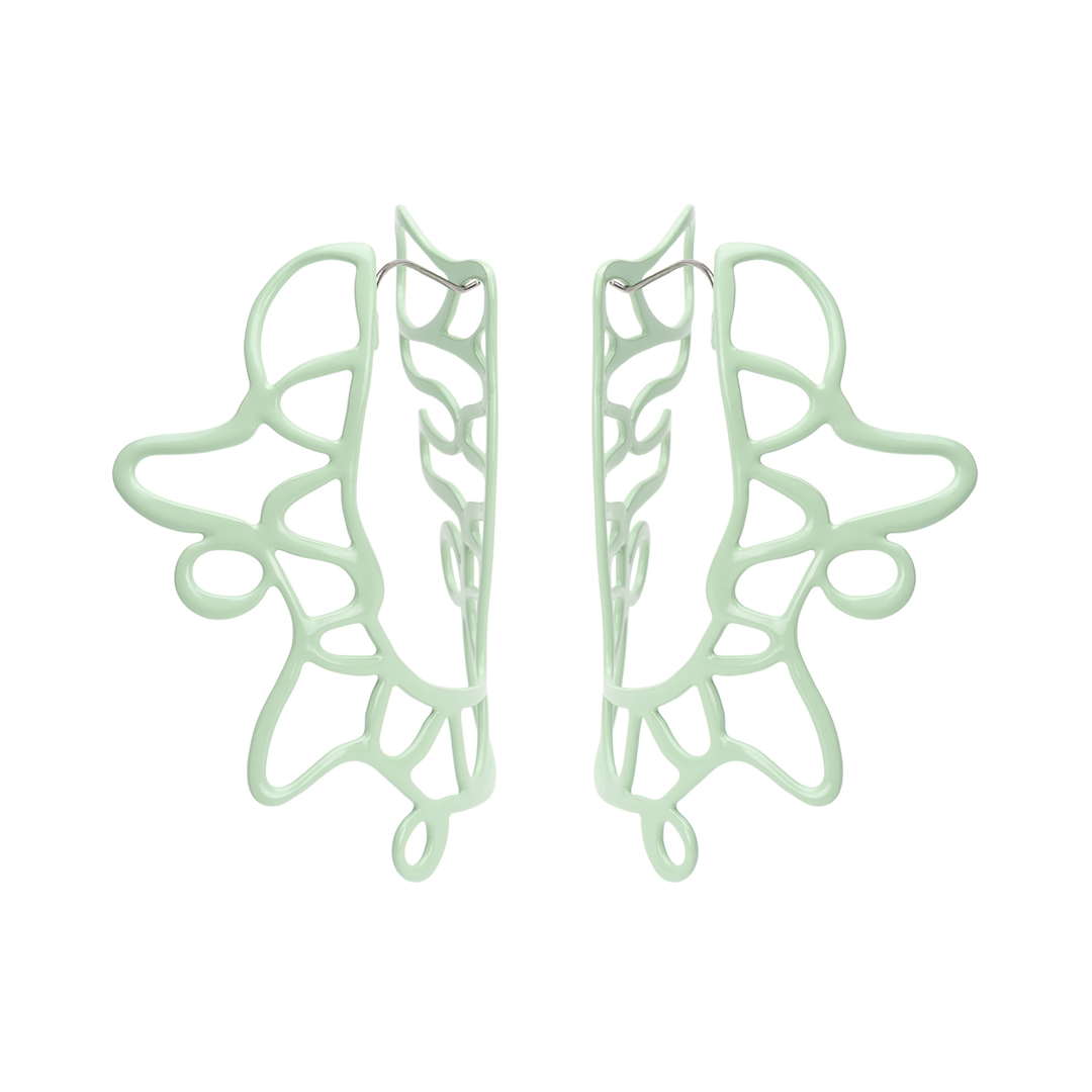 Hand fabricated brass  surgical steel  powder coat