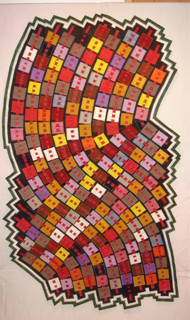 flowing geometric tapestry