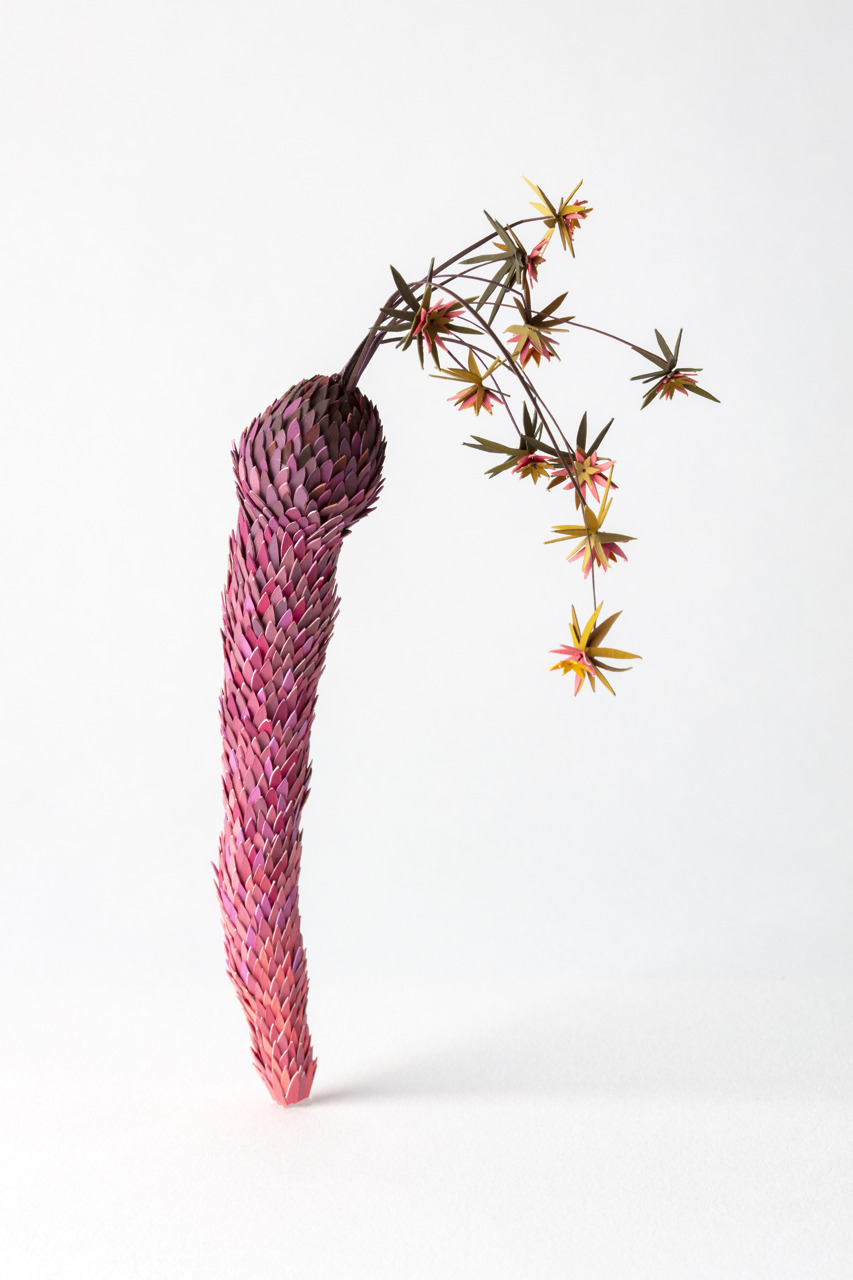 paper floral sculpture