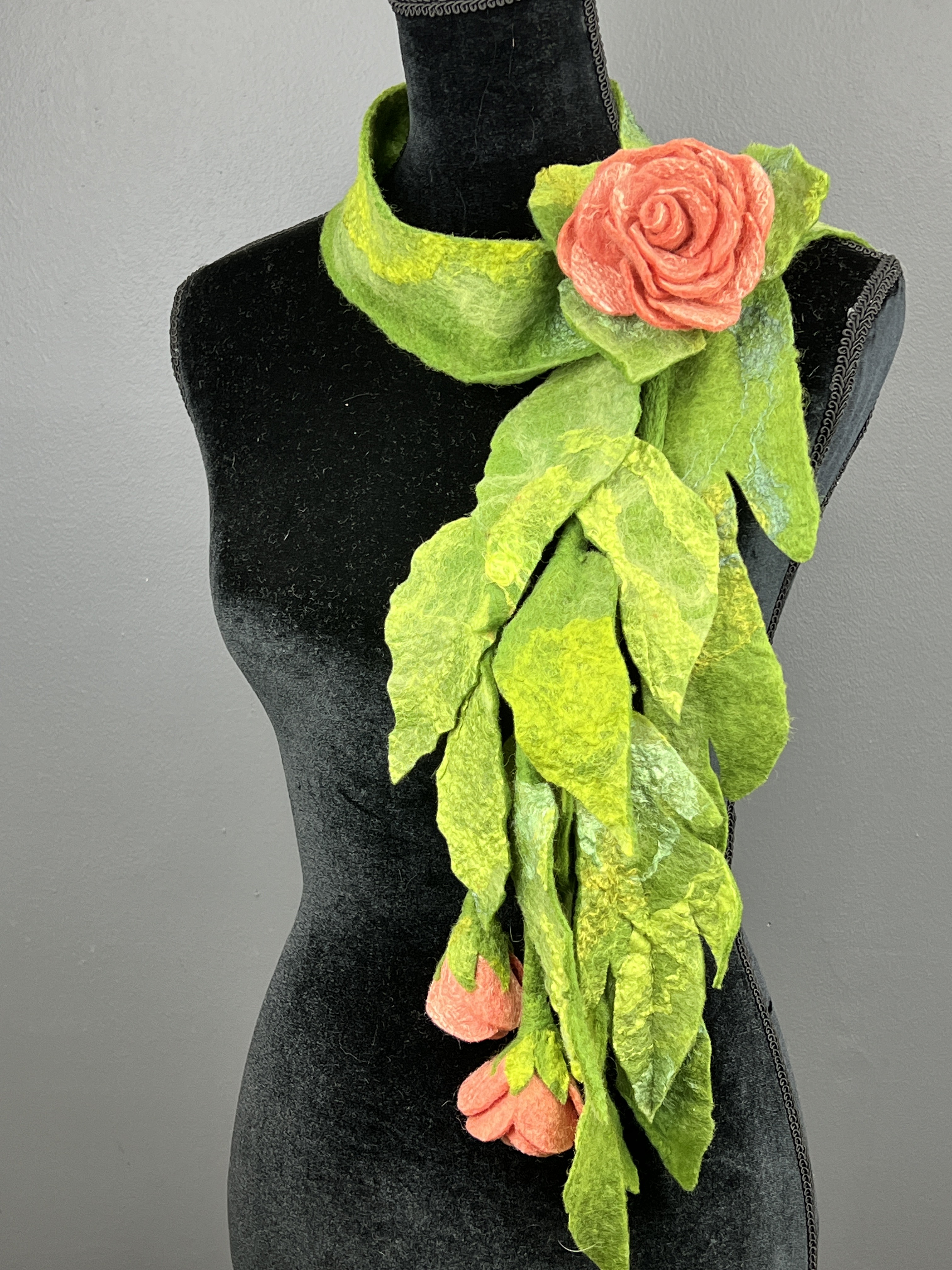 green scarf