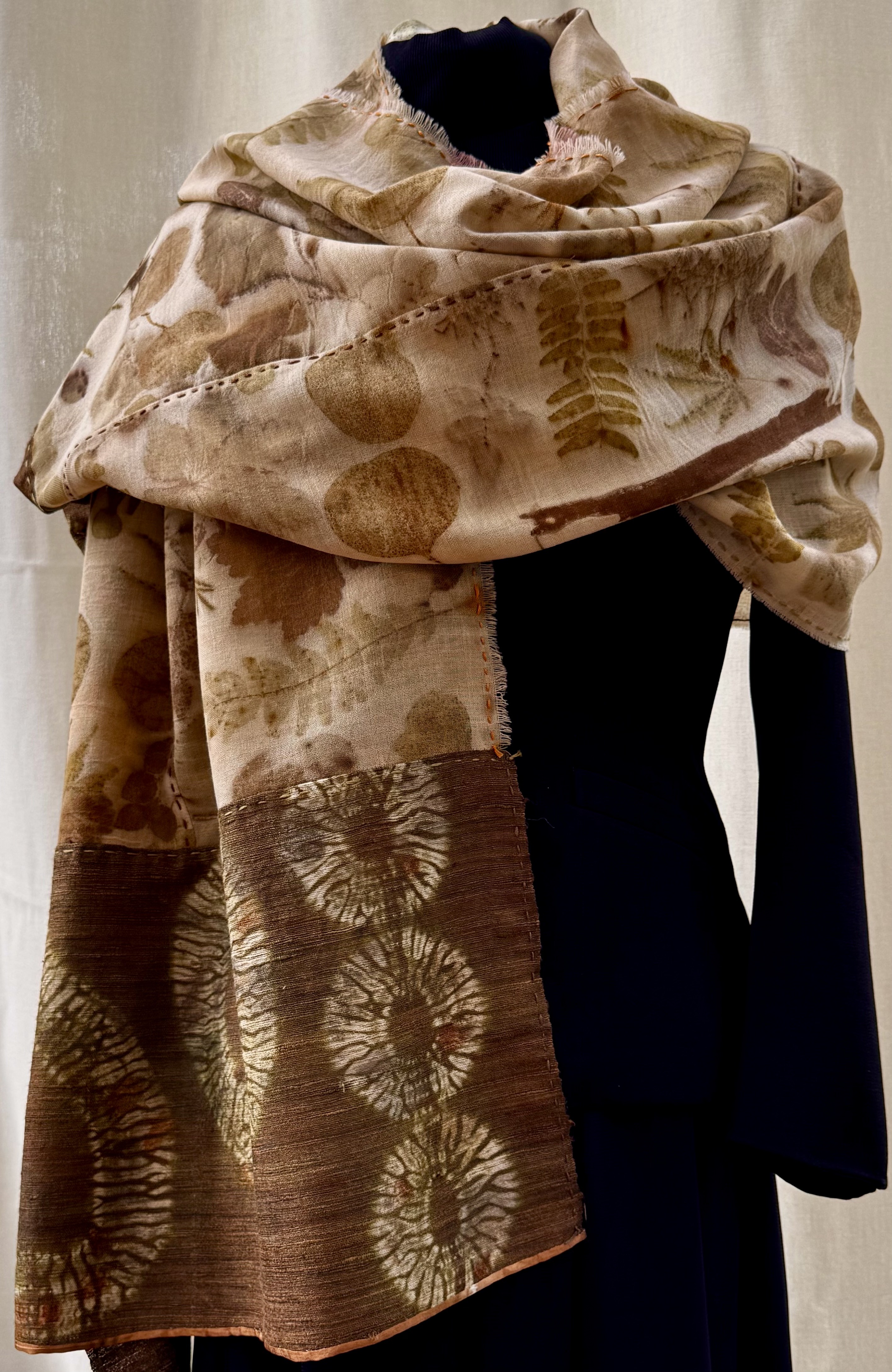 brown scarf