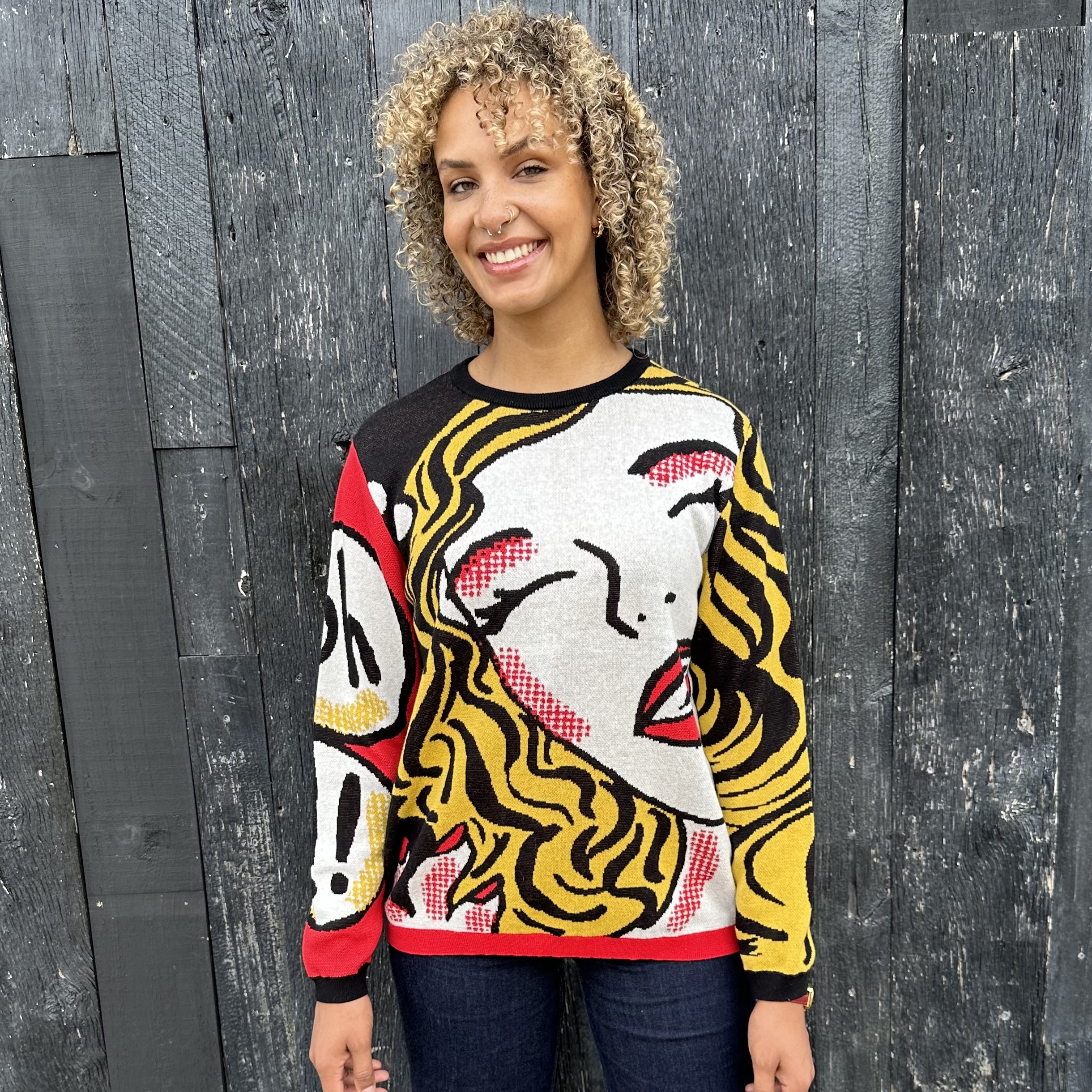 face sweater