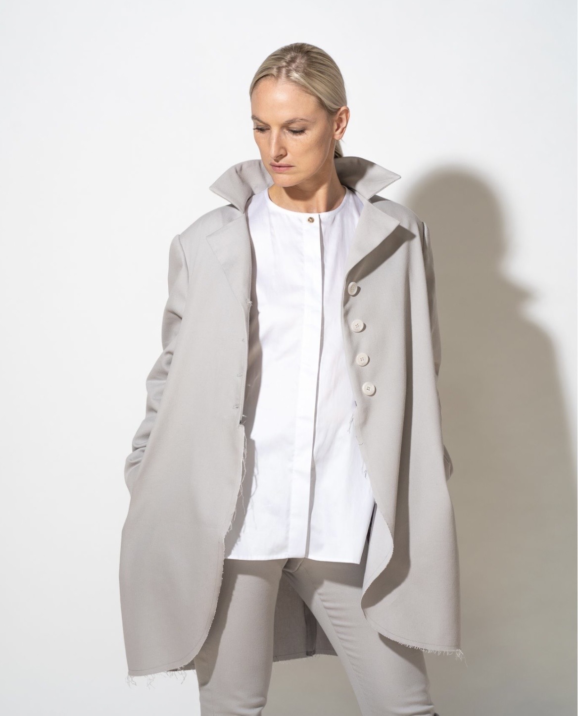 grey jacket