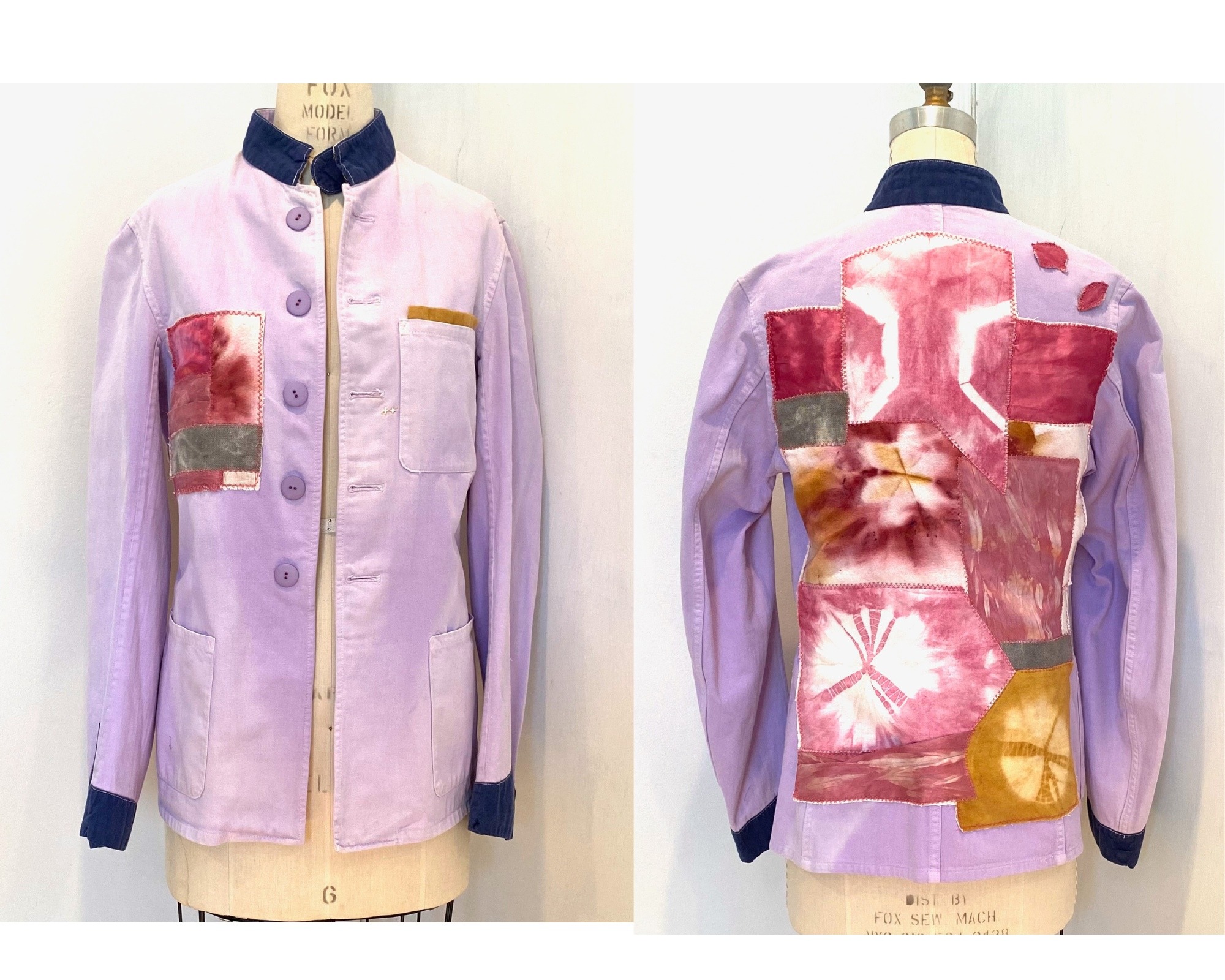 purple and pink jacket