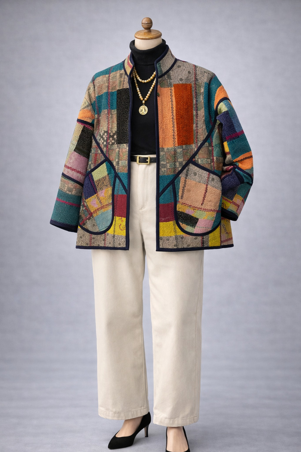 patchwork jacket