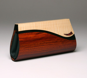 Wood purse
