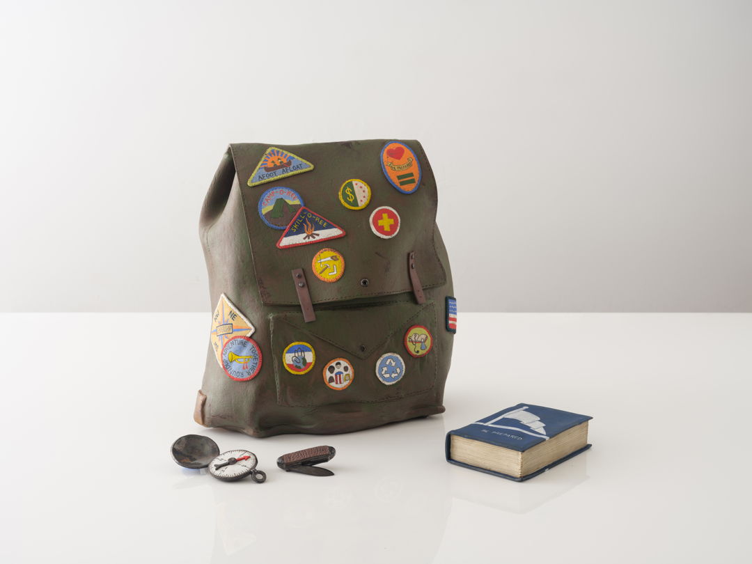 Materials: red stoneware &amp; glazes Technique: handbuilt  sculpted and underglaze painting