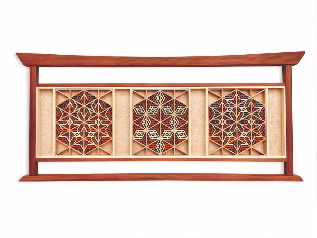 Alaskan Yellow Cedar  Redheart on Washi paper