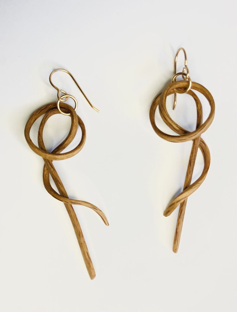 Steam-bent White oak