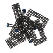 fabrication  prong setting  steel mesh  spinel