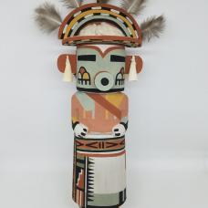 The Rainbow Kachina is commonly seen during the summer day dance ceremonies.