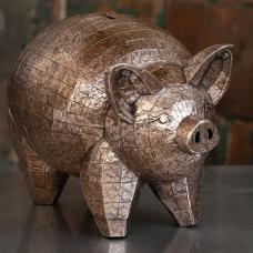 Soldered and fabricated solid copper US pennies  hollow metal construction