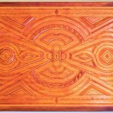 These carved cedar wall art design patterns are inspired b the complex world of nature I was surrounded by growing up in the Amazon jungle in Suriname.