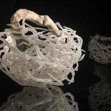 glass nest sculpture