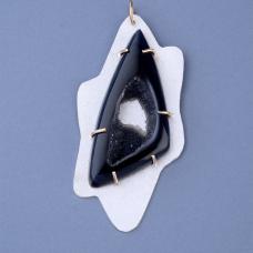 black and silver charm