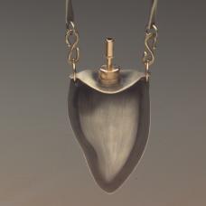 gold and silver charm