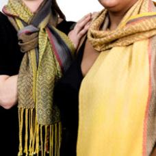 two yellow scarves