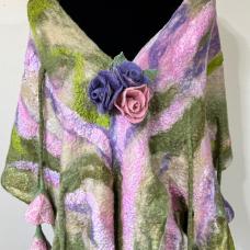 purple shawl