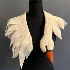 white swan shawl