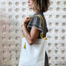 white handbag