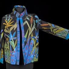blue and black jacket