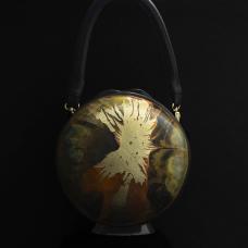 brown and rust bag