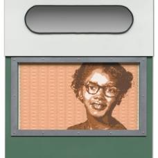 One of my Black Lives Matter champions bandaic (bandage mosaic) portraits. In 1955  Claudette was 15 years old  pregnant and unmarried. she got on a bus in Montgomery Alabama  sat in the black section. When asked to leave by a white woman  she refused. She did this 9 months before Rosa Parks.