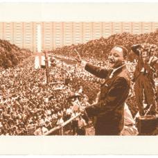 fabric bandages on Arches watercolor paper